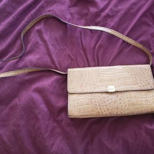 Snake skin purse